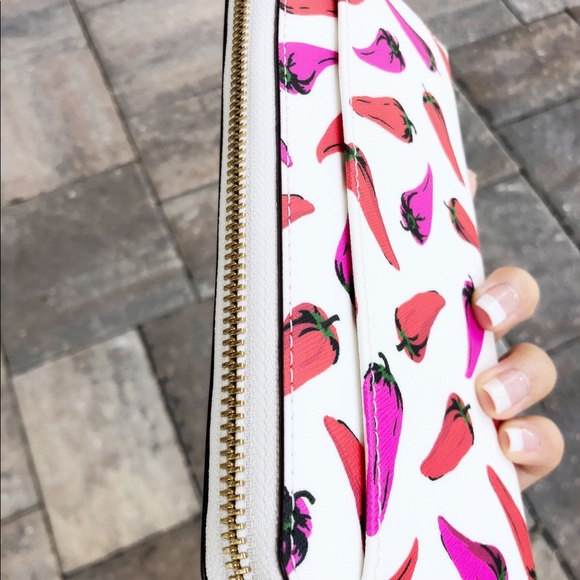 Kate Spade Lacey zip around wallet pepper - Picture 4 of 6